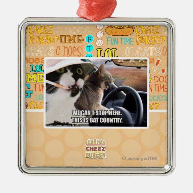 Fladdermössland Julgransprydnad Metall (Framsidan)