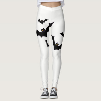 FladdermössmönsterHalloween damasker Leggings