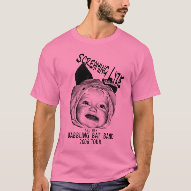 fladdermössmusikband t-shirt (Framsida)