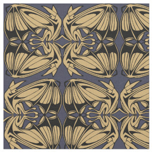 Fladdermus Art nouveau Mönster Tyg