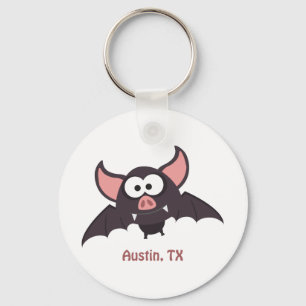 Fladdermus-Austin, Texas Nyckelring