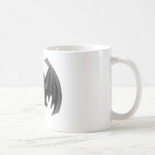 Fladdermus Black Inv. MUSEUM Zazzle-gåvor Kaffemugg