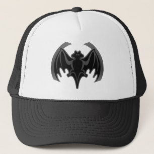 Fladdermus Black Inv. MUSEUM Zazzle-gåvor Keps