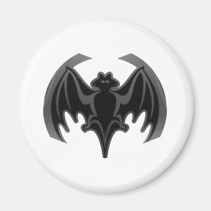 Fladdermus Black Inv. MUSEUM Zazzle-gåvor Magnet
