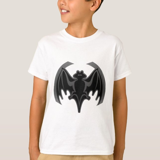 Fladdermus Black Inv. MUSEUM Zazzle-gåvor Tee Shirt (Framsida)