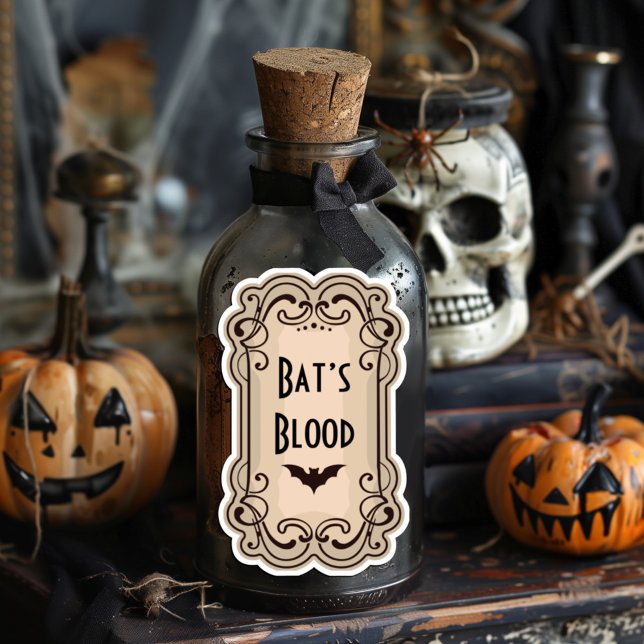 Fladdermus: Blood Apothecary Label Klistermärken (Skapare uppladdad)