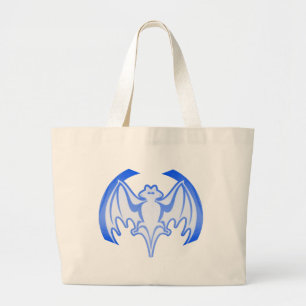 Fladdermus Blue Inv. MUSEUM Zazzle-gåvor Jumbo Tygkasse