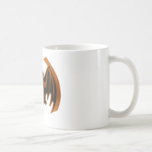 Fladdermus Brown MUSEUM Zazzle-gåvor Kaffemugg