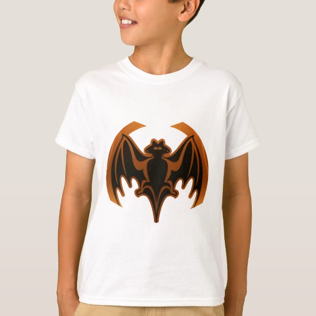 Fladdermus Brown MUSEUM Zazzle-gåvor Tee Shirt (Framsida)