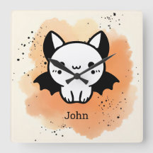 Fladdermus Buddy - Kawaii Minimalist Nursery Art