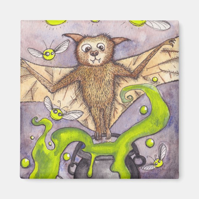 Fladdermus & Cauldron Magnet (Framsidan)