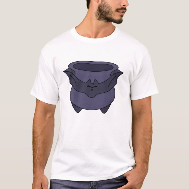 Fladdermus Cauldron T Shirt (Framsida)