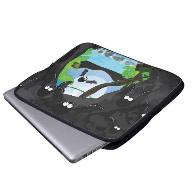 Fladdermus Cave Laptop Fodral (Framre botten)