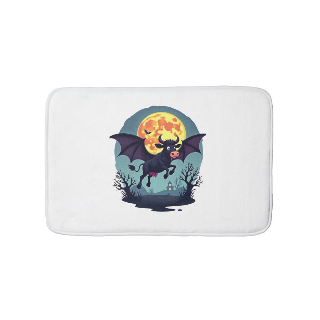 Fladdermus Cow vid midnatt Badrumsmatta (Framsidan)