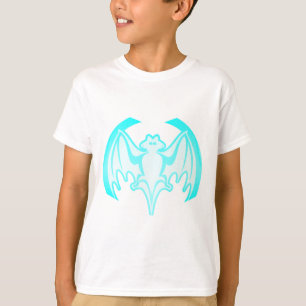 Fladdermus Cyan Inv. MUSEUM Zazzle-gåvor Tee Shirt