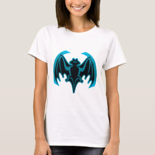 Fladdermus cyan MUSEUM Zazzle-gåvor T Shirt