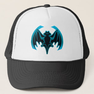 Fladdermus cyan MUSEUM Zazzle-gåvor Truckerkeps