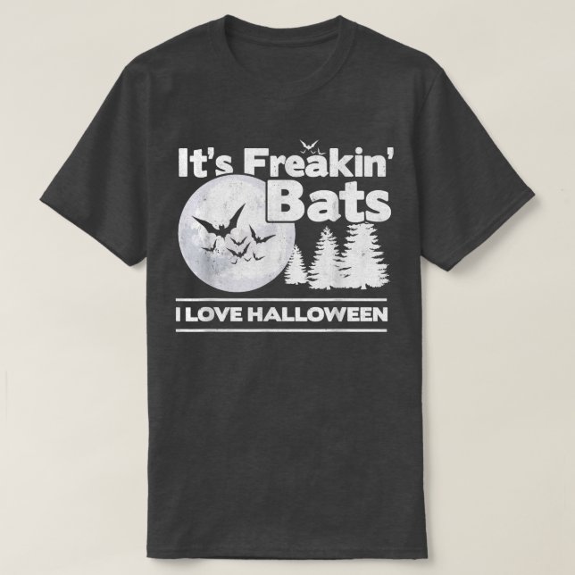 Fladdermus Det är Freakin Fladdermöss i Kärlek Hal T Shirt (Design framsida)