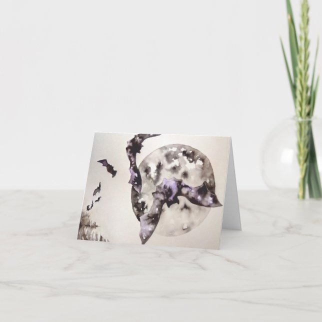 Fladdermus Dreams 2 Blankt kort (Framsida)