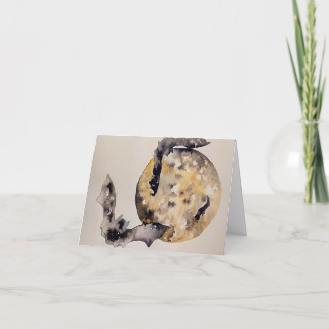 Fladdermus Dreams Blank Card Kort (Framsida)