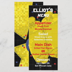 Fladdermus eller Pub Mitzvah GAME ON Food Menu Meny