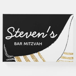 Fladdermus eller Pub Mitzvah Party Black Guld Gues Gästböcker
