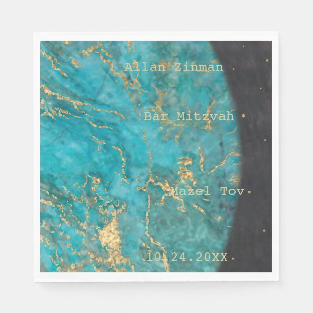 Fladdermus eller Pub Mitzvah ut ur denna världsser Pappersservett (Framsidan)