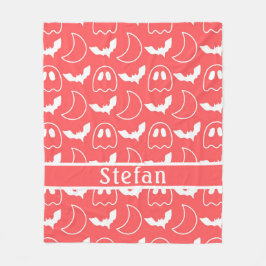 Fladdermus Ghost Coral Fleece Blanket