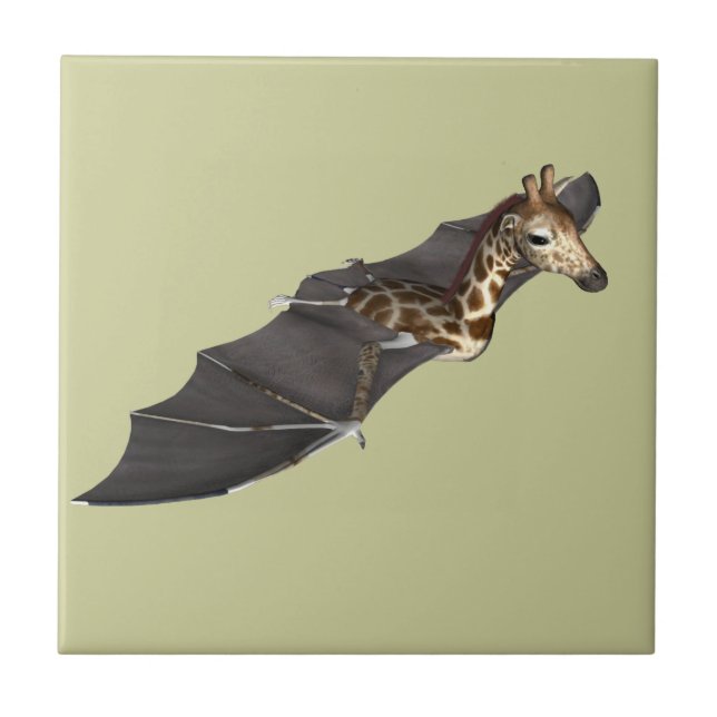 Fladdermus Giraffe Hybrid Kakelplatta (Framsidan)