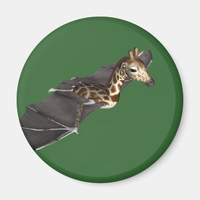 Fladdermus Giraffe Hybrid Magnet (Framsidan)
