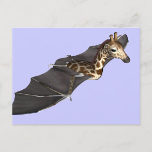 Fladdermus Giraffe Hybrid Vykort