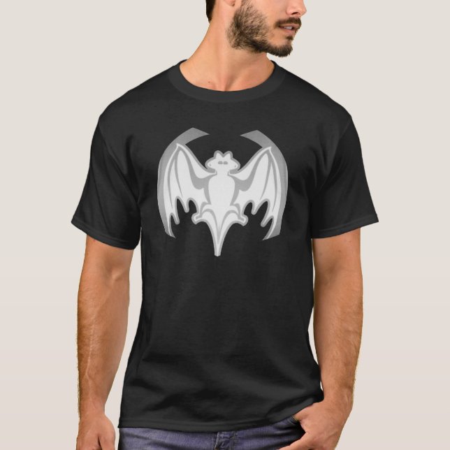 Fladdermus Grått Inv. MUSEUM Zazzle-gåvor Tee (Framsida)