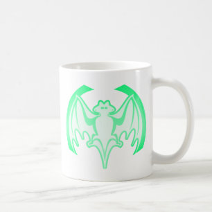 Fladdermus Grönt Inv. MUSEUM Zazzle-gåvor Kaffemugg