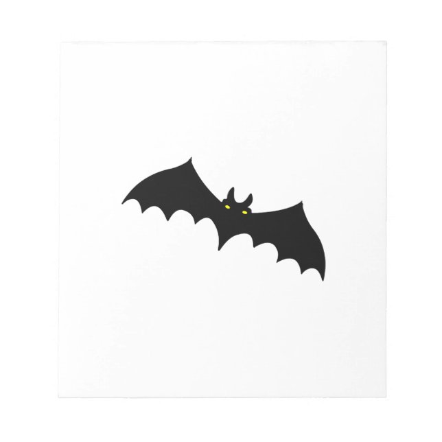 Fladdermus halloween        anteckningsblock (Framsida)