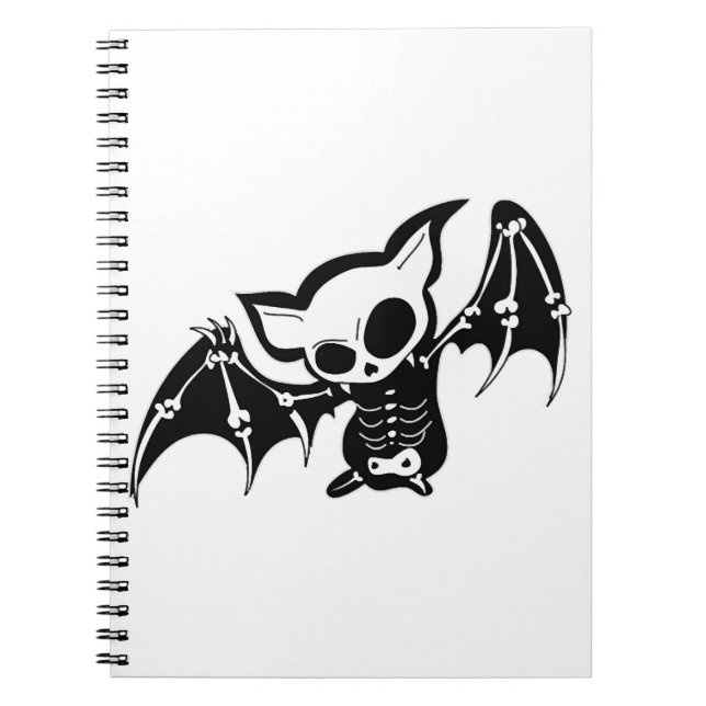 Fladdermus Halloween Anteckningsbok (Framsidan)