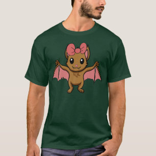 Fladdermus Halloween Girl 446 T Shirt