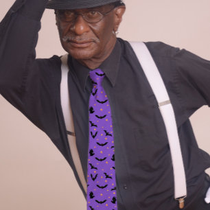 Fladdermus Halloween Lila Slips