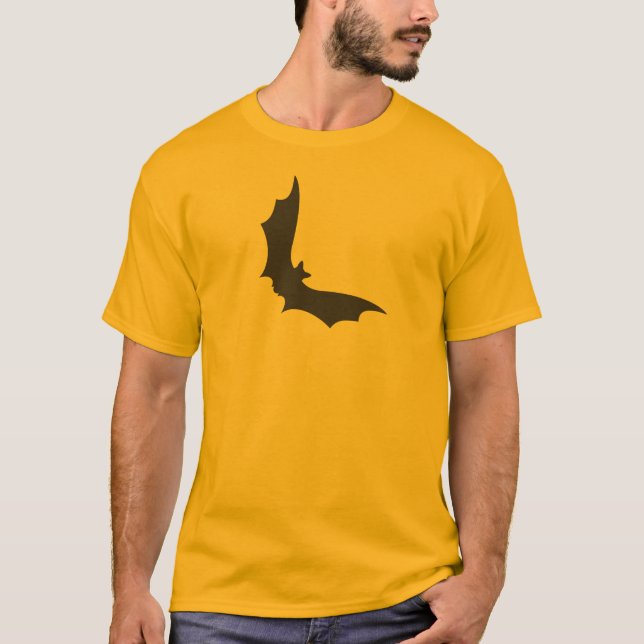 Fladdermus Halloween Shirt Tee (Framsida)