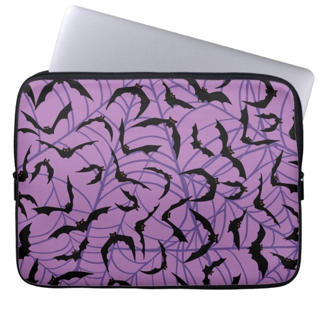 Fladdermus Halloween Spooky Season Laptop Fodral (Framsidan)