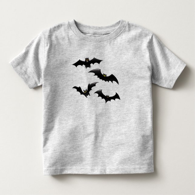 Fladdermus Halloween T Shirt (Framsida)