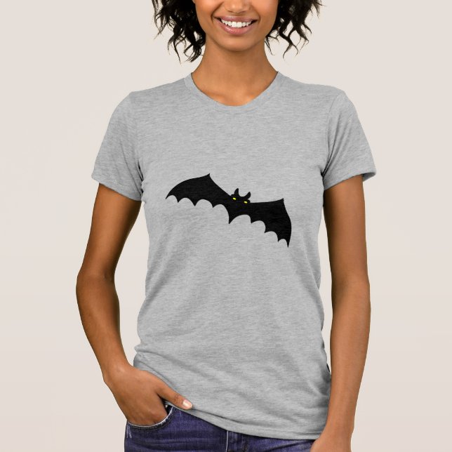 Fladdermus halloween        t shirt (Framsida)