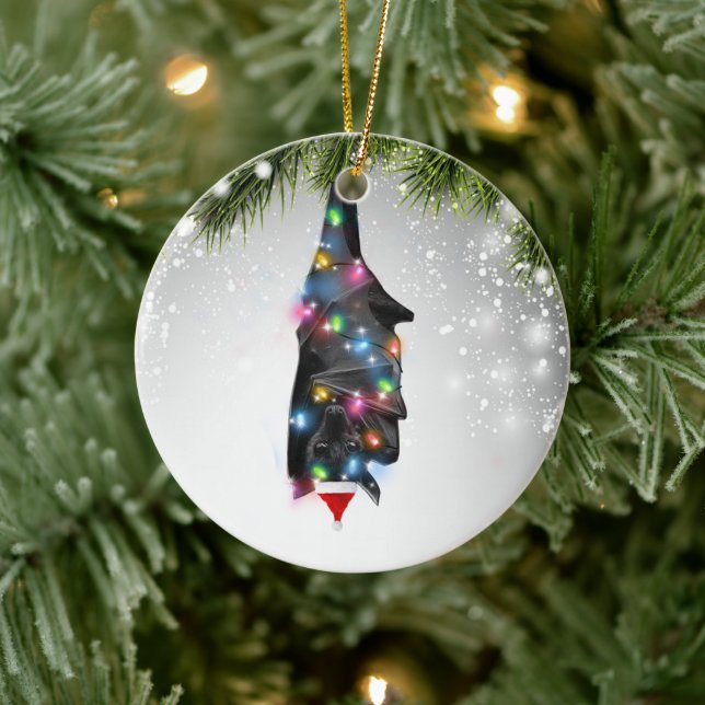 Fladdermus julgåva till Vuxen Kid för Fladdermus Ä Julgransprydnad Keramik (Träd)