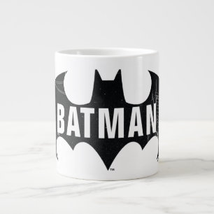 Fladdermus Logotyp med Gotham Etching Jumbo Mugg
