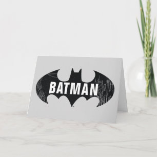Fladdermus Logotyp med Gotham Etching Kort