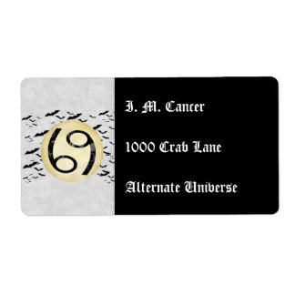 Fladdermus Måne Cancer Fraktsedel