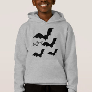 Fladdermus med Namn Hoodie Tröja