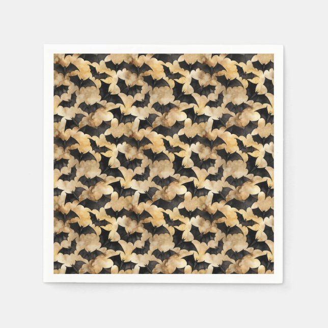 Fladdermus mönster pappersservett (Framsidan)