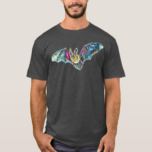 Fladdermus Nattmotif Vampire Halloween Vinge, Mamm T Shirt