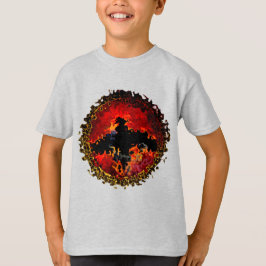 Fladdermus om Fire Digital Art T-shirt