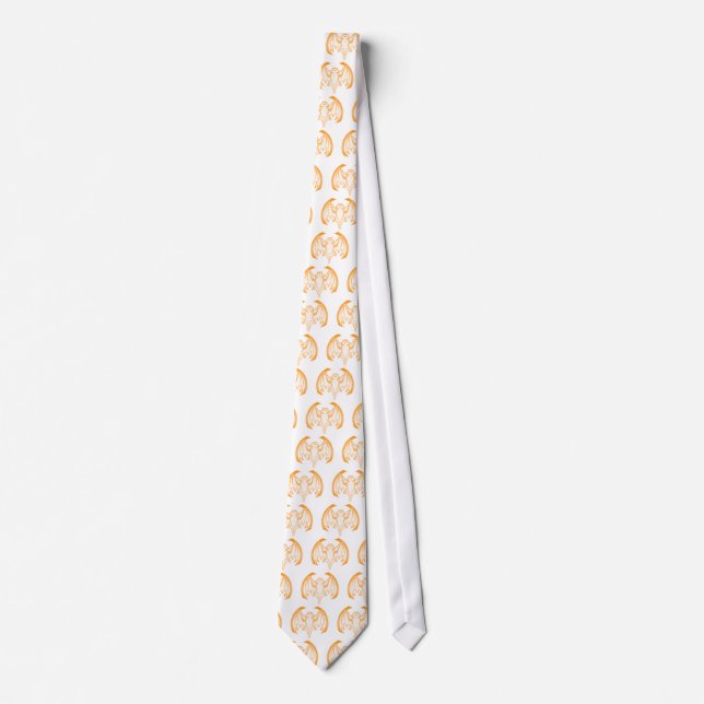 Fladdermus Orange Inv. MUSEUM Zazzle-gåvor Slips (Framsida)